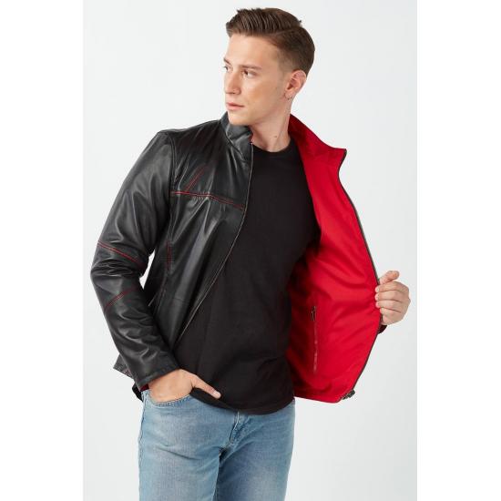 Мужские куртки Калисто Черное двустороннее мужское пальто из натуральной кожи Slim Fit
Мужские куртки Калисто Черное двустороннее мужское пальто из натуральной кожи Slim Fit