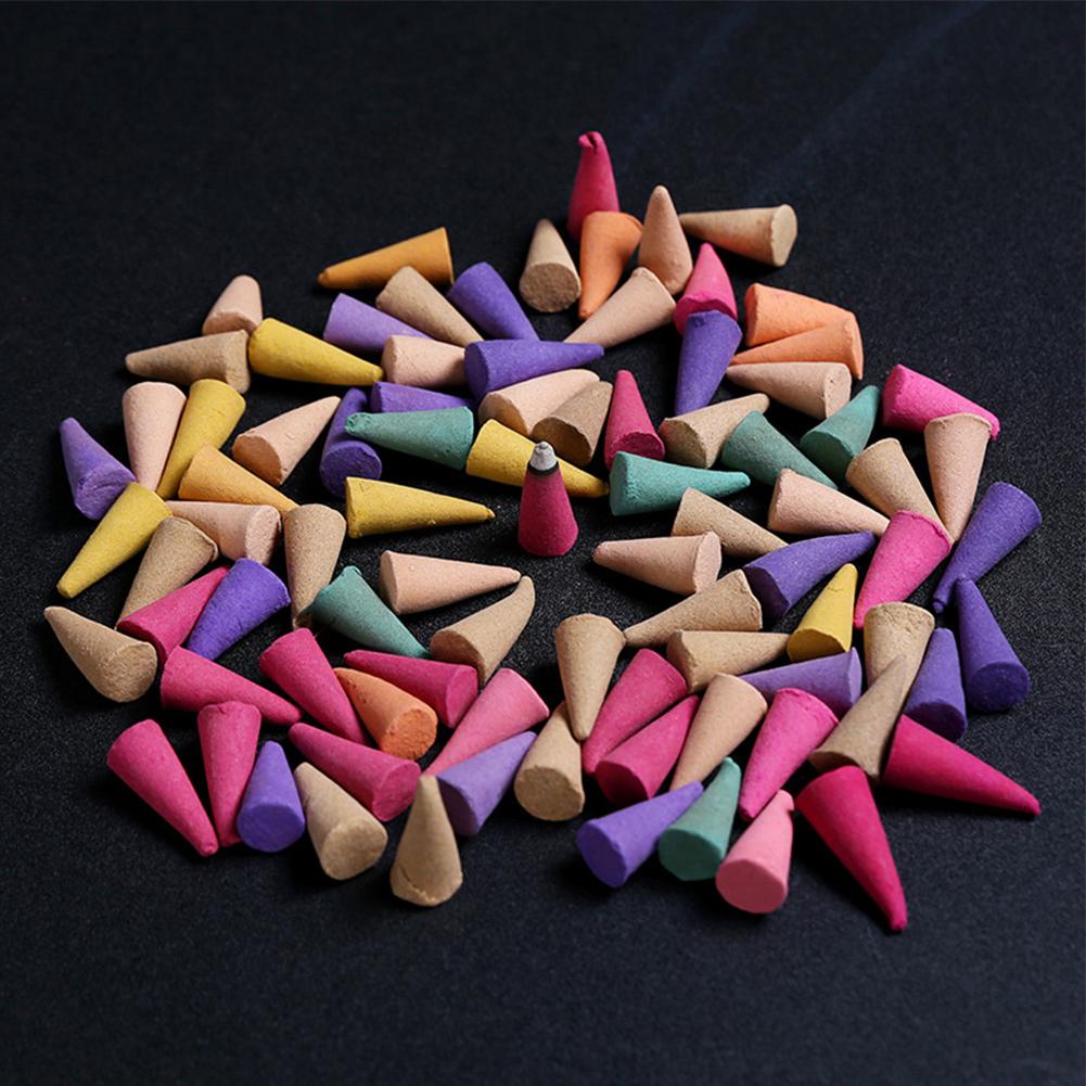 Mixed Natural Reflux Tower Incense Smoke Odor Remover Anxiety Relief Fragrance Incense Cone Meditation Relaxation Aromatherapy 60pcs
Mixed Natural Reflux Tower Incense Smoke Odor Remover Anxiety Relief Fragrance Incense Cone Meditation Relaxation Aromatherapy 60pcs