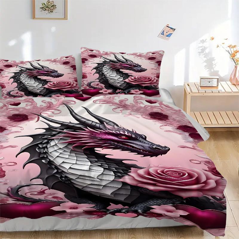 3pcs Dragon Art Duvet Cover Set, Soft Comfortable Duvet Cover,Guest Room (1*Duvet Cover + 2*Pillowcase, Without Core) yy251104131 135x200cm
3pcs Dragon Art Duvet Cover Set, Soft Comfortable Duvet Cover,Guest Room (1*Duvet Cover + 2*Pillowcase, Without Core) yy251104131 135x200cm
