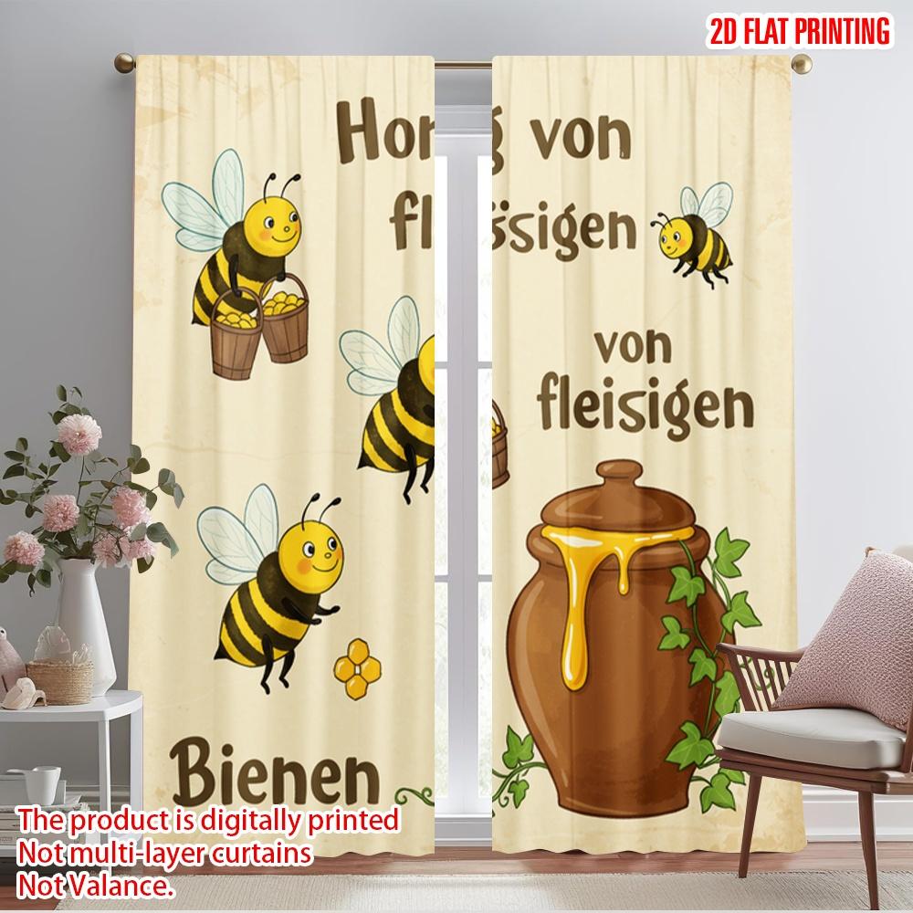 2pcs 2D flat printing Curtains Honey from busy bees Polyester Without Electricity Party Decorations Use for All Occasions 52.50×116.00 CM 2pcs
2pcs 2D flat printing Curtains Honey from busy bees Polyester Without Electricity Party Decorations Use for All Occasions 52.50×116.00 CM 2pcs