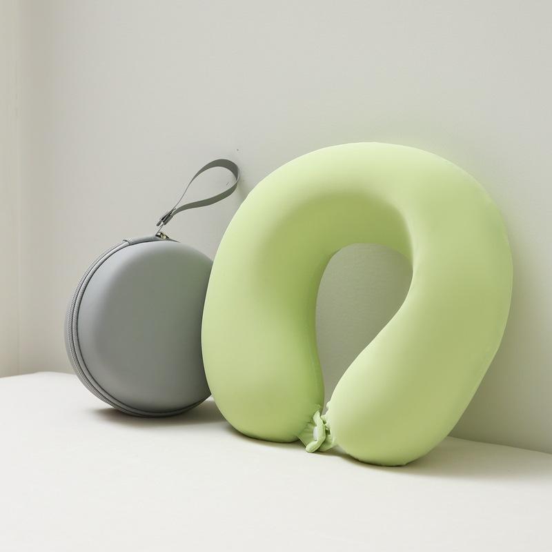 Memory Foam U-Shaped Neck Pillow for Travel, Airplane, Office - Ergonomic Portable Cervical Support Pillow with Washable Cover 26x28x12cm світло-зелений колір
Memory Foam U-Shaped Neck Pillow for Travel, Airplane, Office - Ergonomic Portable Cervical Support Pillow with Washable Cover 26x28x12cm світло-зелений колір