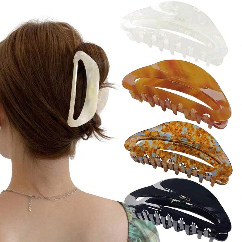 1pc Women s Elegant Hair Clip Set, Large Size, Fashionable Hair Clip, Thick Hair Shark Clip
1pc Women s Elegant Hair Clip Set, Large Size, Fashionable Hair Clip, Thick Hair Shark Clip