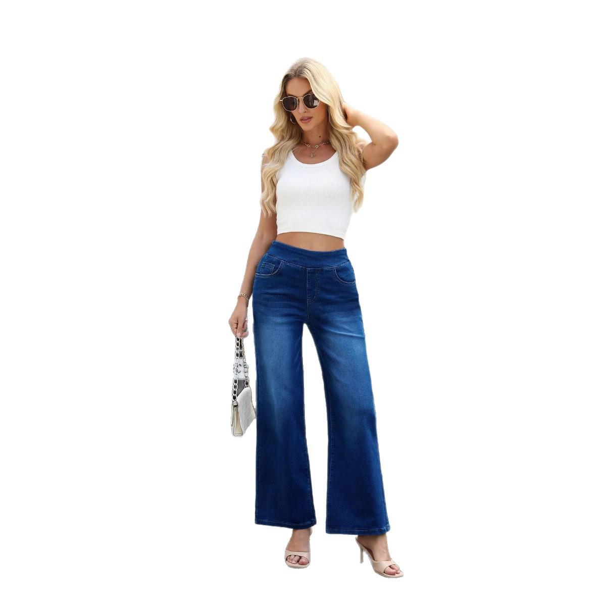High-waisted New Wide-leg Jeans for Women To Hide Their Flesh, with A Loose Figure That Makes Them Look Slimmer. Straight-leg Jeans XS
High-waisted New Wide-leg Jeans for Women To Hide Their Flesh, with A Loose Figure That Makes Them Look Slimmer. Straight-leg Jeans XS