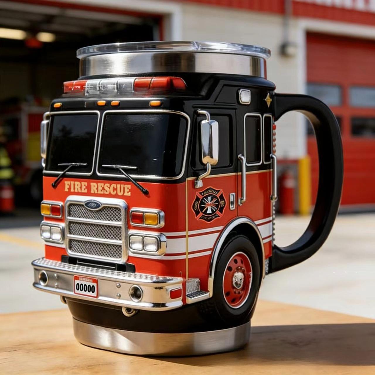 Fire Truck Model Stainless Steel Coffee Mug Rare Car Style Beer Milk Water Cup Home Party Table Decoration New Year Gifts as show
Fire Truck Model Stainless Steel Coffee Mug Rare Car Style Beer Milk Water Cup Home Party Table Decoration New Year Gifts as show