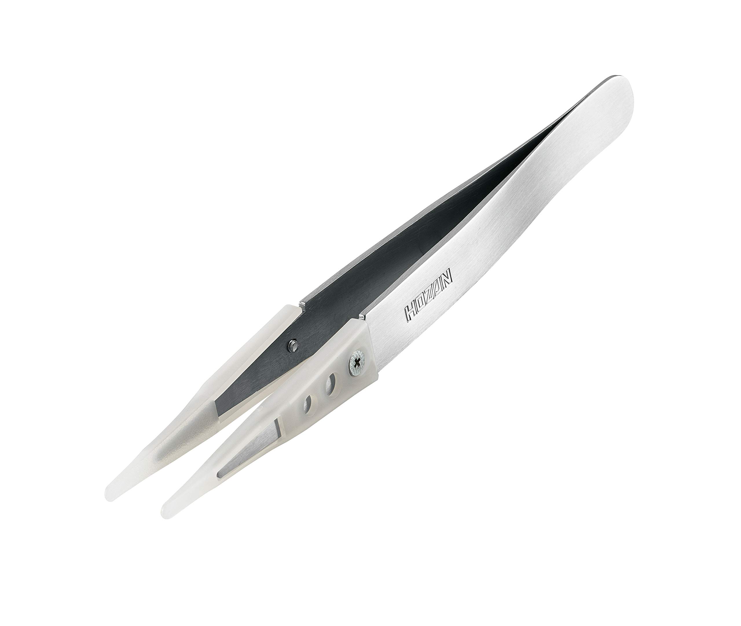 HOZAN Tweezers Non-adhesive tweezers made of special material that prevents stickers and adhesive tape from sticking to objects P-643-N
HOZAN Tweezers Non-adhesive tweezers made of special material that prevents stickers and adhesive tape from sticking to objects P-643-N