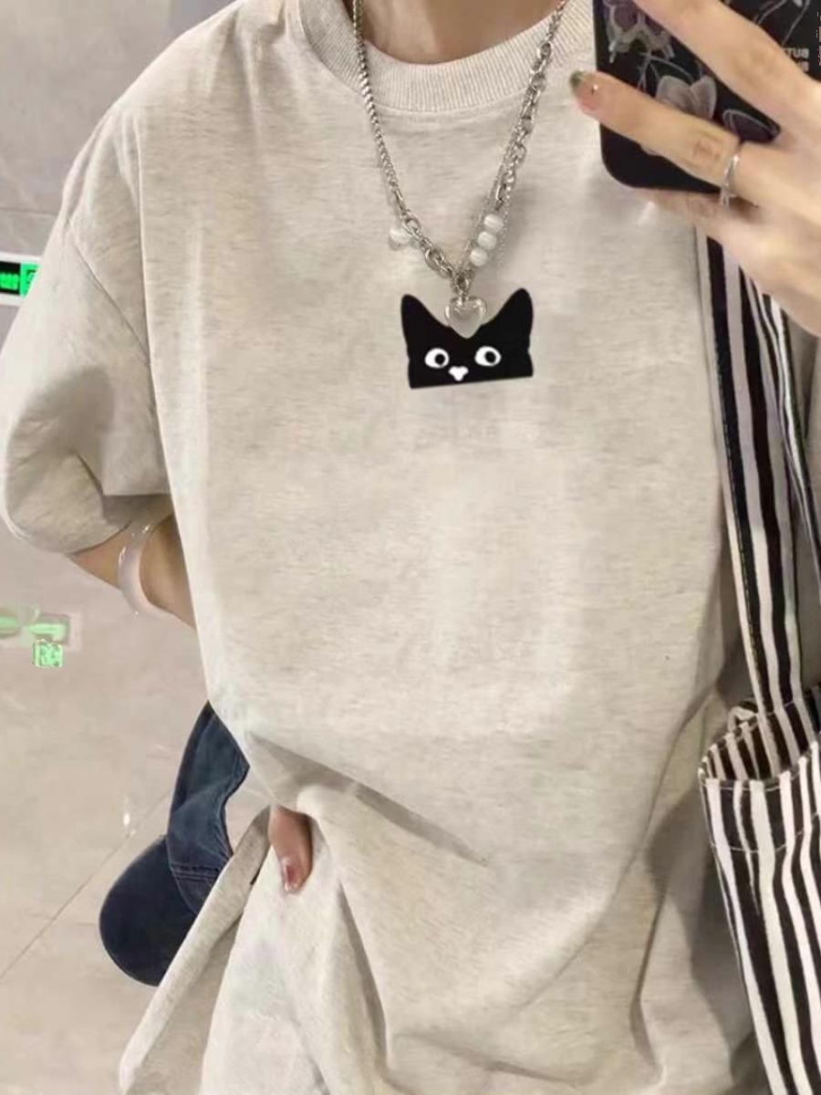 Vintage Cartoon T-Shirt for Women - Oversized, Plus Size, Pure Cotton, Short Sleeve, Trendy Round Neck, Summer Top for Couples M
Vintage Cartoon T-Shirt for Women - Oversized, Plus Size, Pure Cotton, Short Sleeve, Trendy Round Neck, Summer Top for Couples M