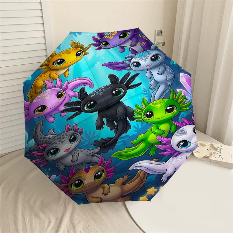 1PC Axolotl Fantasy Umbrella-8-Rib Reinforced Portable Folding Travel Suitable for All Seasons Outdoor Daily Use Is an Ideal Choice -K0411
1PC Axolotl Fantasy Umbrella-8-Rib Reinforced Portable Folding Travel Suitable for All Seasons Outdoor Daily Use Is an Ideal Choice -K0411