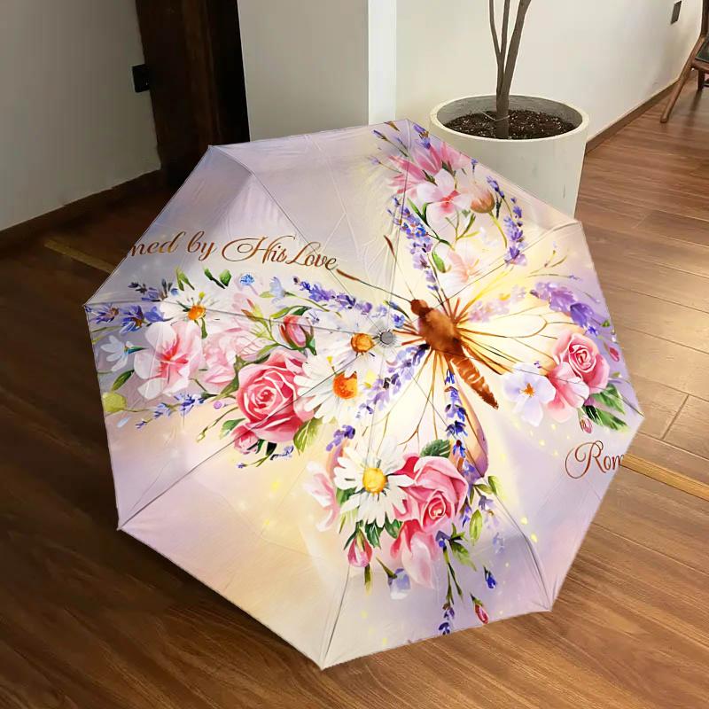 Floral Butterfly Umbrella - Automatic Opening/Closing, Portable Folding Design, 8-Rib Iron Frame, Outdoor, Ideal Gift for Fans, Travelers, D
Floral Butterfly Umbrella - Automatic Opening/Closing, Portable Folding Design, 8-Rib Iron Frame, Outdoor, Ideal Gift for Fans, Travelers, D