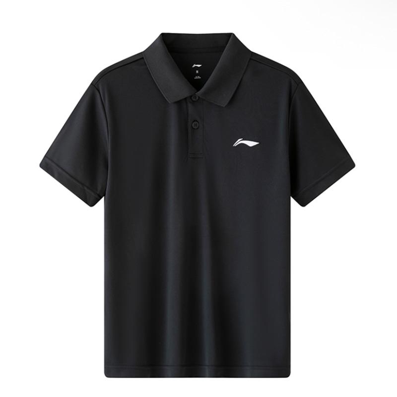 Li-Ning Casual Breathable Comfortable Sports Polo Shirt Men tops Black APLU803-2 S 
Li-Ning Casual Breathable Comfortable Sports Polo Shirt Men tops Black APLU803-2 S