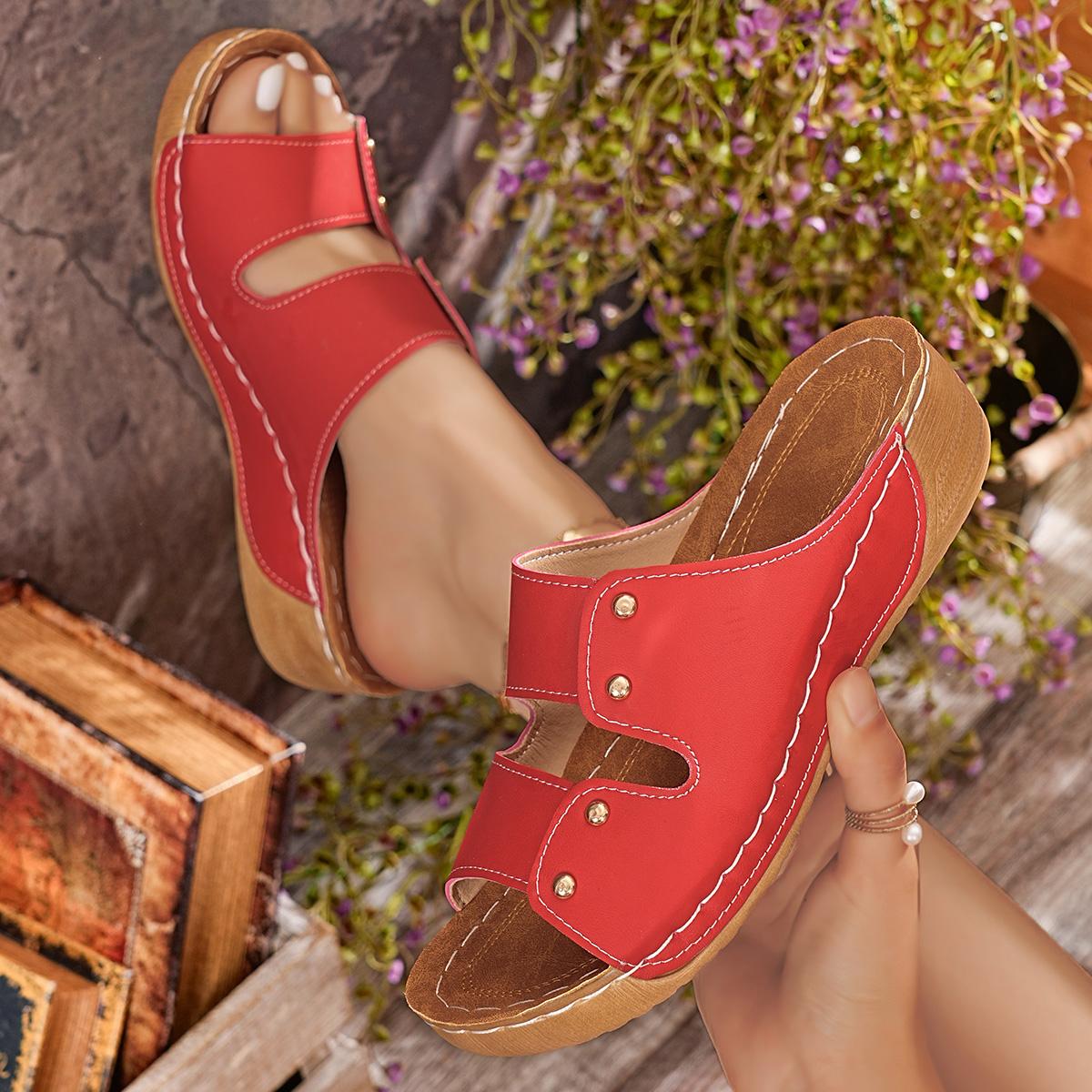 Летние женские босоножки на танкетке, ортопедические сандалии премиум-класса с открытым носком, винтажная нескользящая кожаная повседневная женская обувь на платформе в стиле ретро 36
Летние женские босоножки на танкетке, ортопедические сандалии премиум-класса с открытым носком, винтажная нескользящая кожаная повседневная женская обувь на платформе в стиле ретро 36