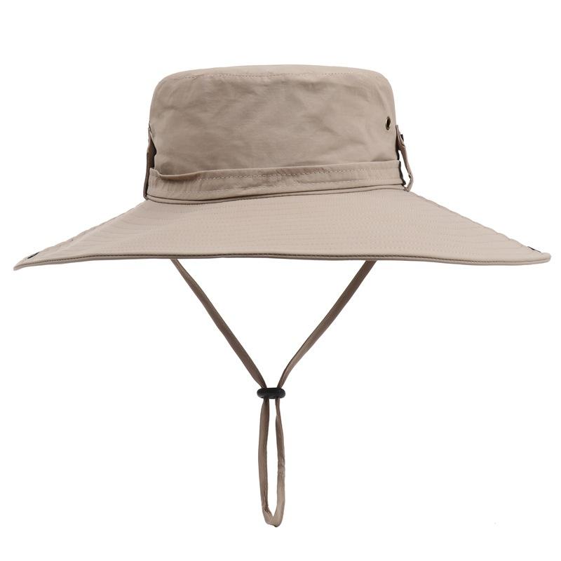 Outdoor mountaineering tourism sunscreen sunshade large brim streamer leisure fisherman sun hat men and women summer One size fits all
Outdoor mountaineering tourism sunscreen sunshade large brim streamer leisure fisherman sun hat men and women summer One size fits all