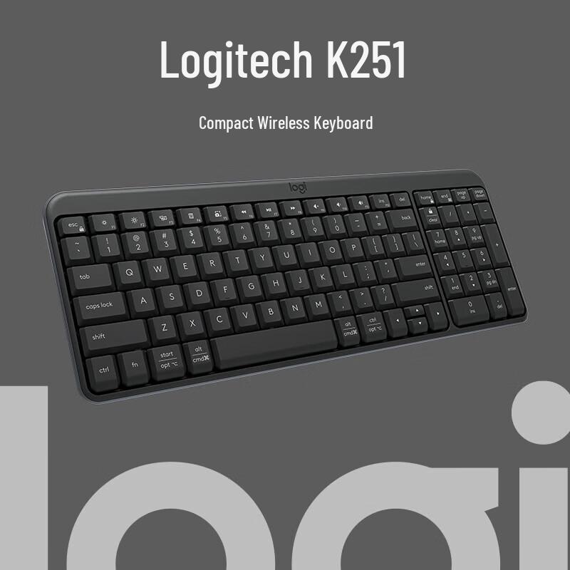 Logitech K251 Wireless Bluetooth Keyboard
Logitech K251 Wireless Bluetooth Keyboard