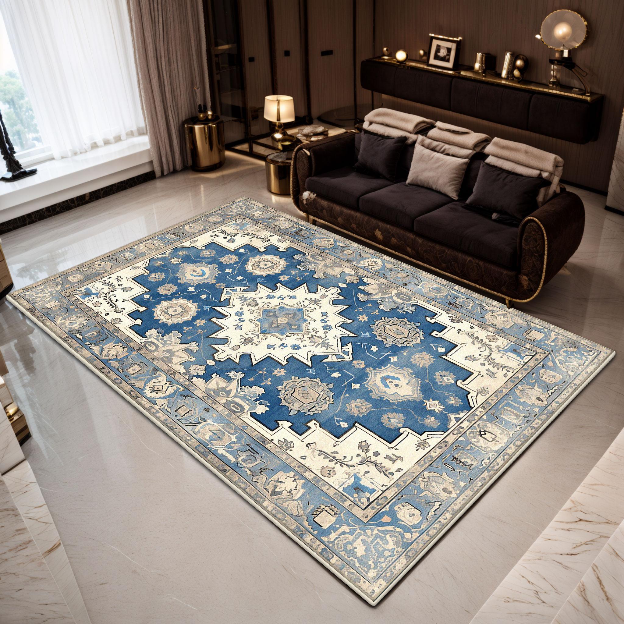 Bohemian Floral Large Rugs Non-slip Foldable Carpet for Living Room Bedroom Home Decor Study Mat 60*90cm
Bohemian Floral Large Rugs Non-slip Foldable Carpet for Living Room Bedroom Home Decor Study Mat 60*90cm