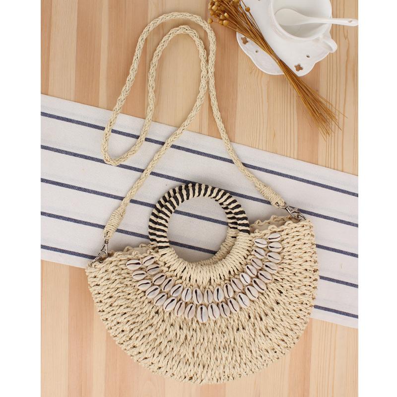 Rattan Straw Handbags, Hand-woven Women Straw Tote Bag Summer Female Shoulder Crossbody Bag Round Top-Handle Beach Handbags бежевый
Rattan Straw Handbags, Hand-woven Women Straw Tote Bag Summer Female Shoulder Crossbody Bag Round Top-Handle Beach Handbags бежевый