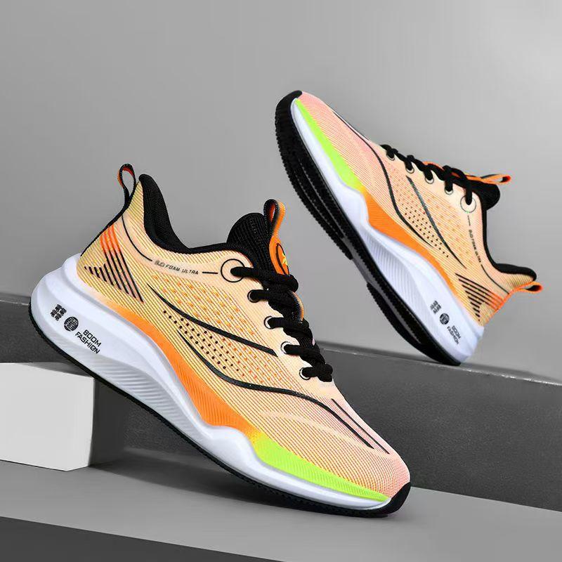 Men s shoes 2025 new spring fly-woven mesh breathable casual running shoes youth soft-soled sports trendy shoes 44 помаранчевий
Men s shoes 2025 new spring fly-woven mesh breathable casual running shoes youth soft-soled sports trendy shoes 44 помаранчевий