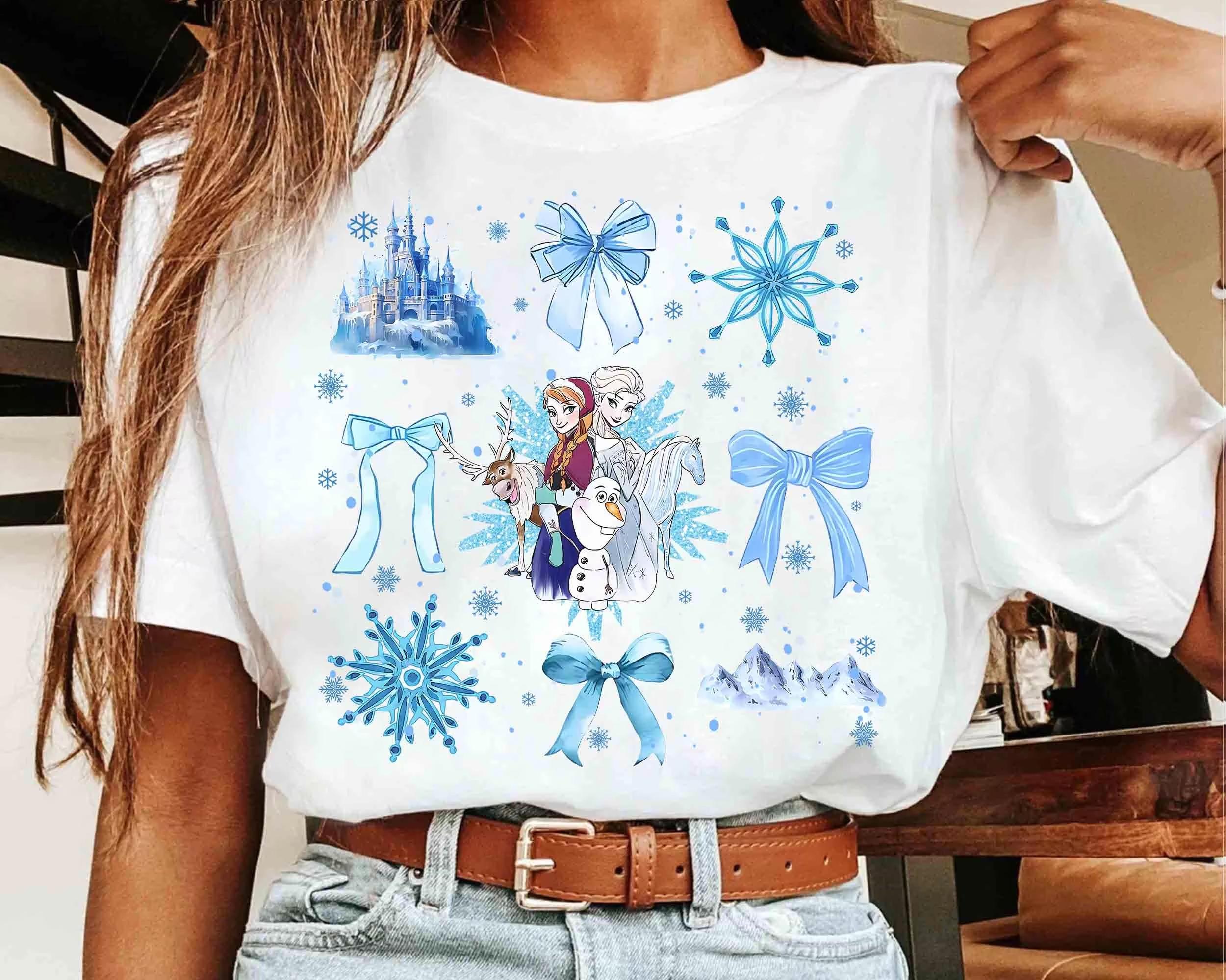 Frozen Watercolor Coquette Bows Shirts Elsa Anna Princess Snowflakes Shirt Magic Kingdom Disneyland Family Trip S
Frozen Watercolor Coquette Bows Shirts Elsa Anna Princess Snowflakes Shirt Magic Kingdom Disneyland Family Trip S