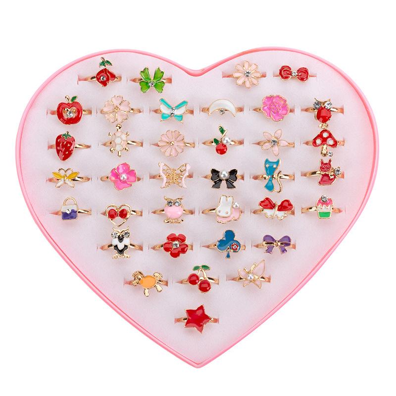 36pcs Adjustable Rings for Girls Pretend Play Makeup Toys for kids Cartoon Jewelry Alloy Rings Birthday Gifts for Girls
36pcs Adjustable Rings for Girls Pretend Play Makeup Toys for kids Cartoon Jewelry Alloy Rings Birthday Gifts for Girls