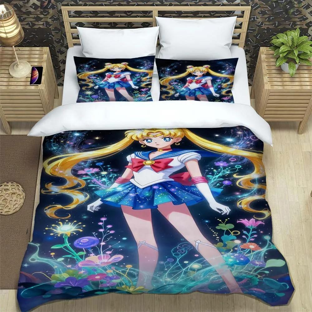 New Kawaii Sailor Moon Duvet Cover Pillowcase Bedding Set Adult Boy Bedroom Decoration Children Gift Single Double Large Size 135x200cm
New Kawaii Sailor Moon Duvet Cover Pillowcase Bedding Set Adult Boy Bedroom Decoration Children Gift Single Double Large Size 135x200cm