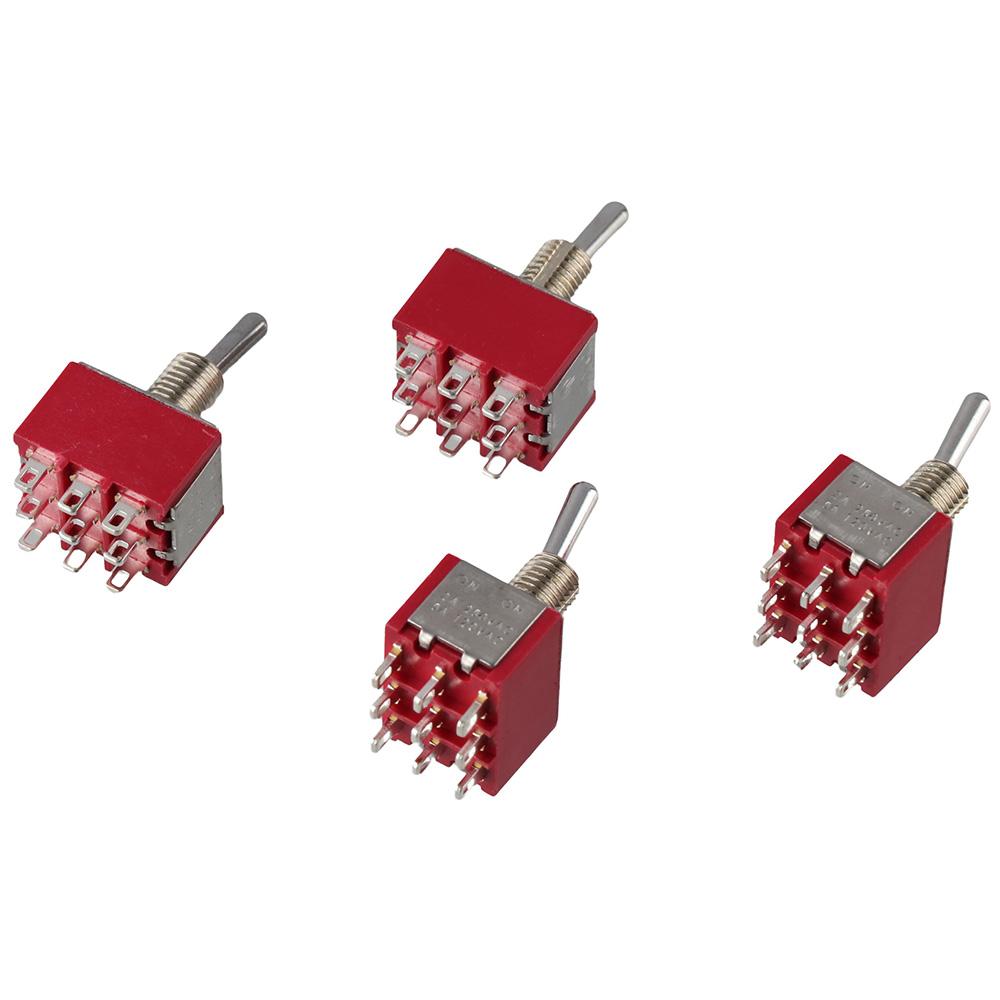 4pcs 9 Pin 2 Position Miniature Toggle Switch Mini Switches Parts for MTS-302/Car Dash/Dashboard 1pc
4pcs 9 Pin 2 Position Miniature Toggle Switch Mini Switches Parts for MTS-302/Car Dash/Dashboard 1pc