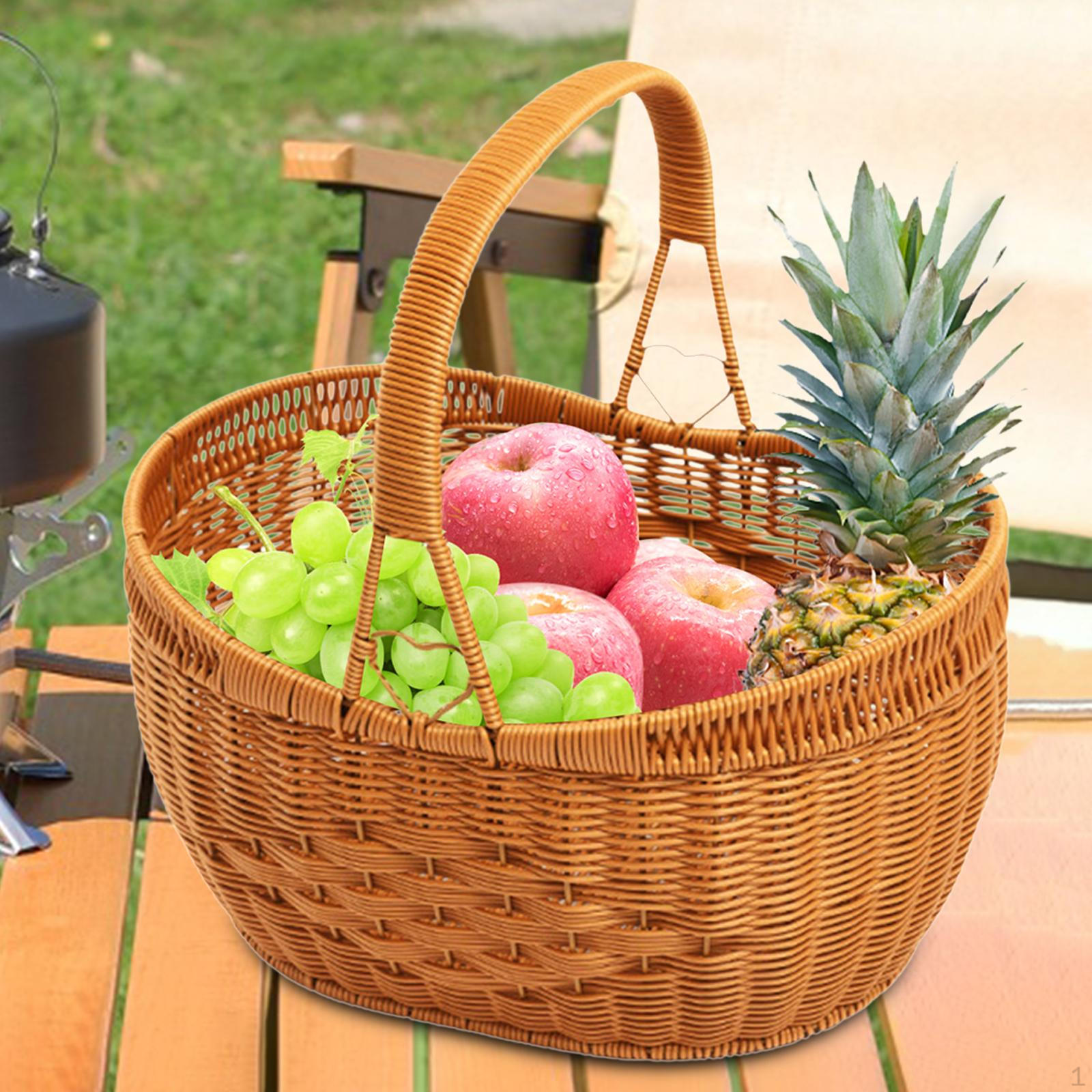 Ручная корзина для хранения вещей с тканой ручкой для гостиной, дома, свадьбы, игрушек Large
Ручная корзина для хранения вещей с тканой ручкой для гостиной, дома, свадьбы, игрушек Large