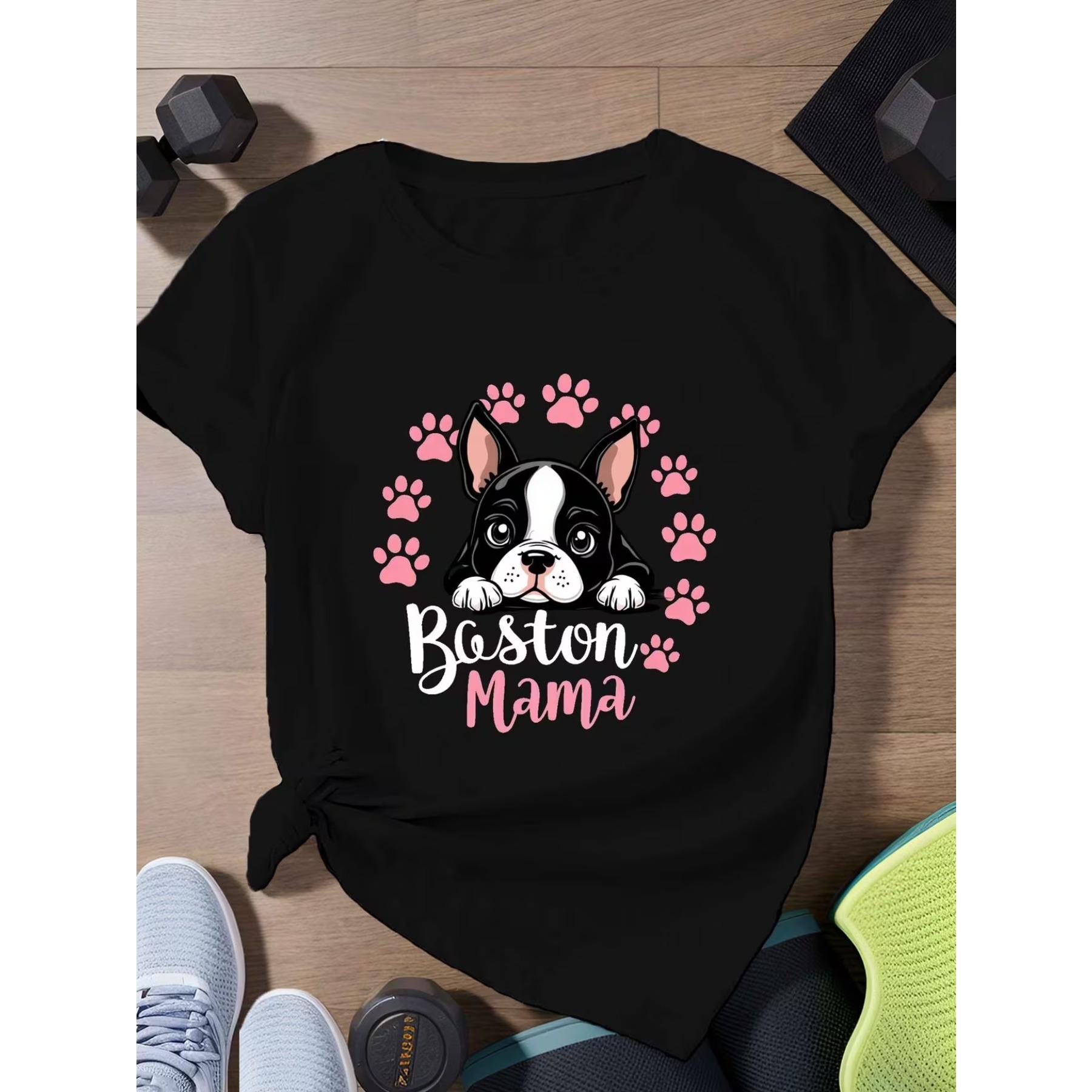 Women s Plus Size Boston Terrier Pink Paw Print T-Shirt - Casual Short Sleeve Crew Neck Top XXL чорний
Women s Plus Size Boston Terrier Pink Paw Print T-Shirt - Casual Short Sleeve Crew Neck Top XXL чорний