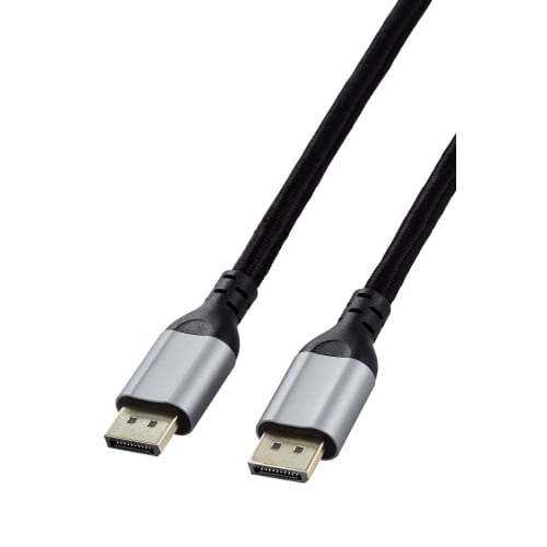 ELECOM Displayport Cable 1.2 Standard 3m 4K@60Hz DP to DP Nylon Mesh Heavy Duty Transmits Audio Signals 21.6Gbps High Speed Computer/Display/Project
ELECOM Displayport Cable 1.2 Standard 3m 4K@60Hz DP to DP Nylon Mesh Heavy Duty Transmits Audio Signals 21.6Gbps High Speed Computer/Display/Project