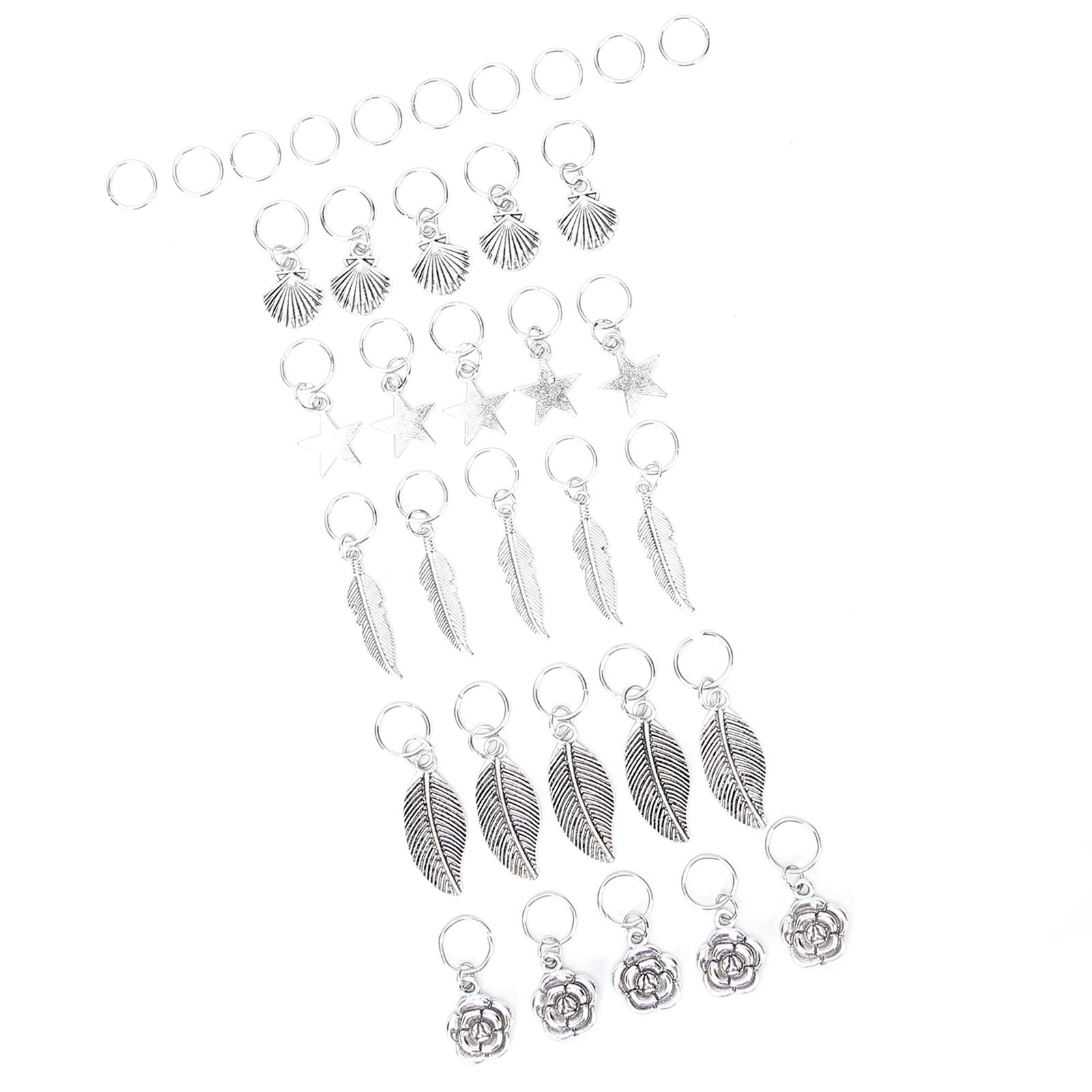 Leaf Shell Star Pattern Dreadlocks Hair Rings Braiding Hair Rings Hair Decoration Accessory
Leaf Shell Star Pattern Dreadlocks Hair Rings Braiding Hair Rings Hair Decoration Accessory