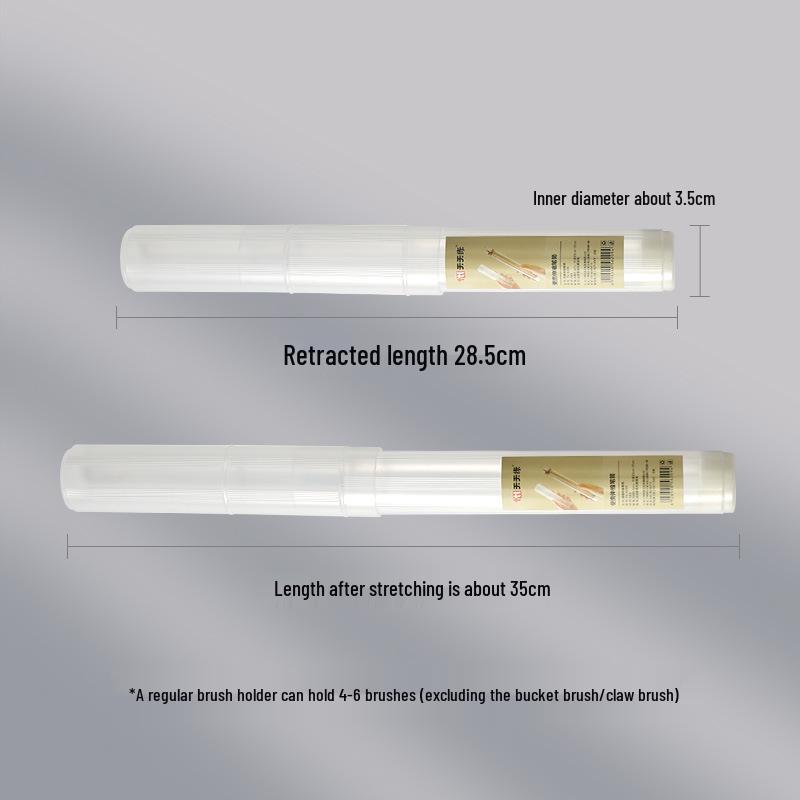 Student Transparent Retractable Pen & Brush Holder - Portable Study Art Stationery Supplies
Student Transparent Retractable Pen & Brush Holder - Portable Study Art Stationery Supplies