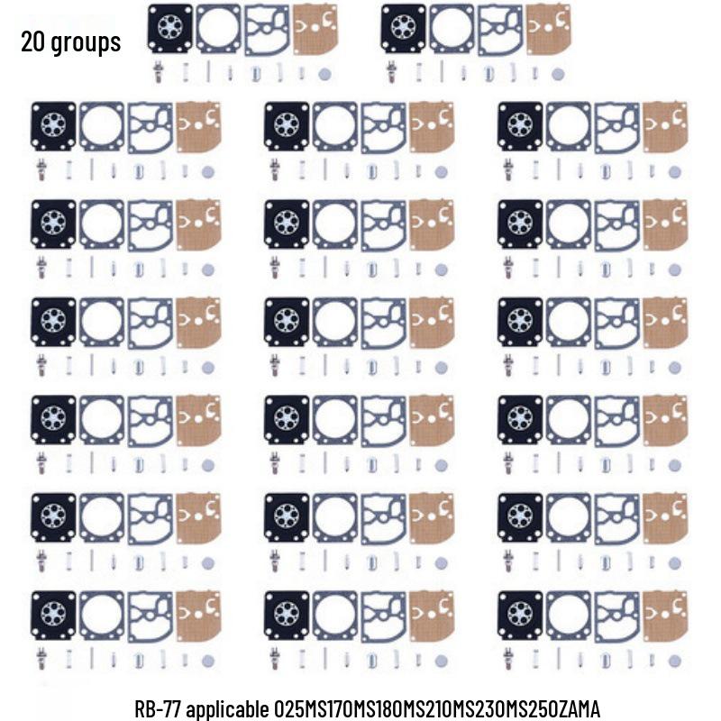 Carburetor Repair Kit RB-77 for ZAMA 025 MS170/180/210/230/250. Contact customer service
Carburetor Repair Kit RB-77 for ZAMA 025 MS170/180/210/230/250. Contact customer service