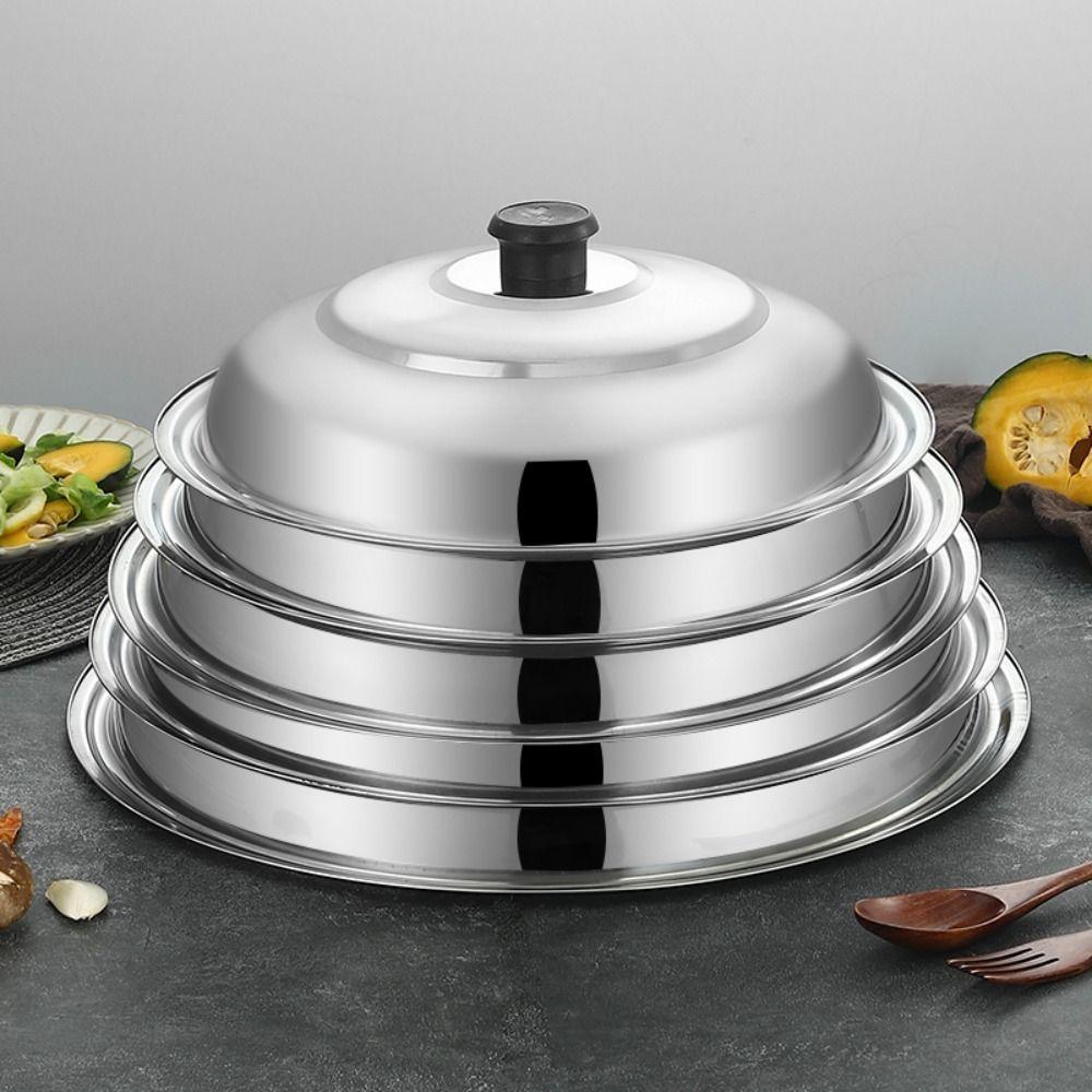 Black Plastic Knot Wok Lid Anti-Scald Pot Cover Kitchen Accessories Stainless Steel Pot Lid Pan 40cm-heightened
Black Plastic Knot Wok Lid Anti-Scald Pot Cover Kitchen Accessories Stainless Steel Pot Lid Pan 40cm-heightened