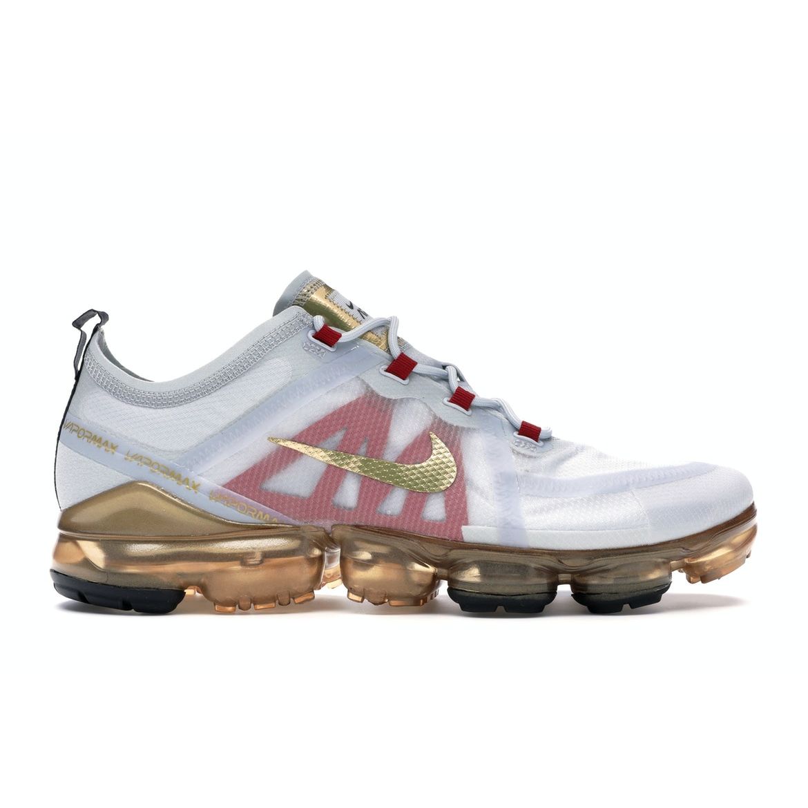 Nike Air VaporMax 2019 Китайские новогодние кроссовки унисекс Белый Чистая платина Металлик-Золото-Тренировочный красный BQ7038-001
Nike Air VaporMax 2019 Китайские новогодние кроссовки унисекс Белый Чистая платина Металлик-Золото-Тренировочный красный BQ7038-001