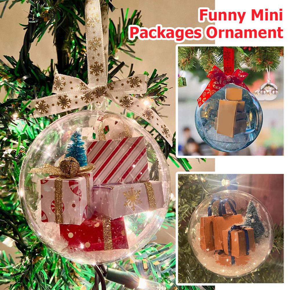 Рождественская елка прозрачный шар мини-упаковки украшение прозрачный кулон рождественский шар коробка рождественский Fu Z8I6 Golden gift box-1pcs 
Рождественская елка прозрачный шар мини-упаковки украшение прозрачный кулон рождественский шар коробка рождественский Fu Z8I6 Golden gift box-1pcs