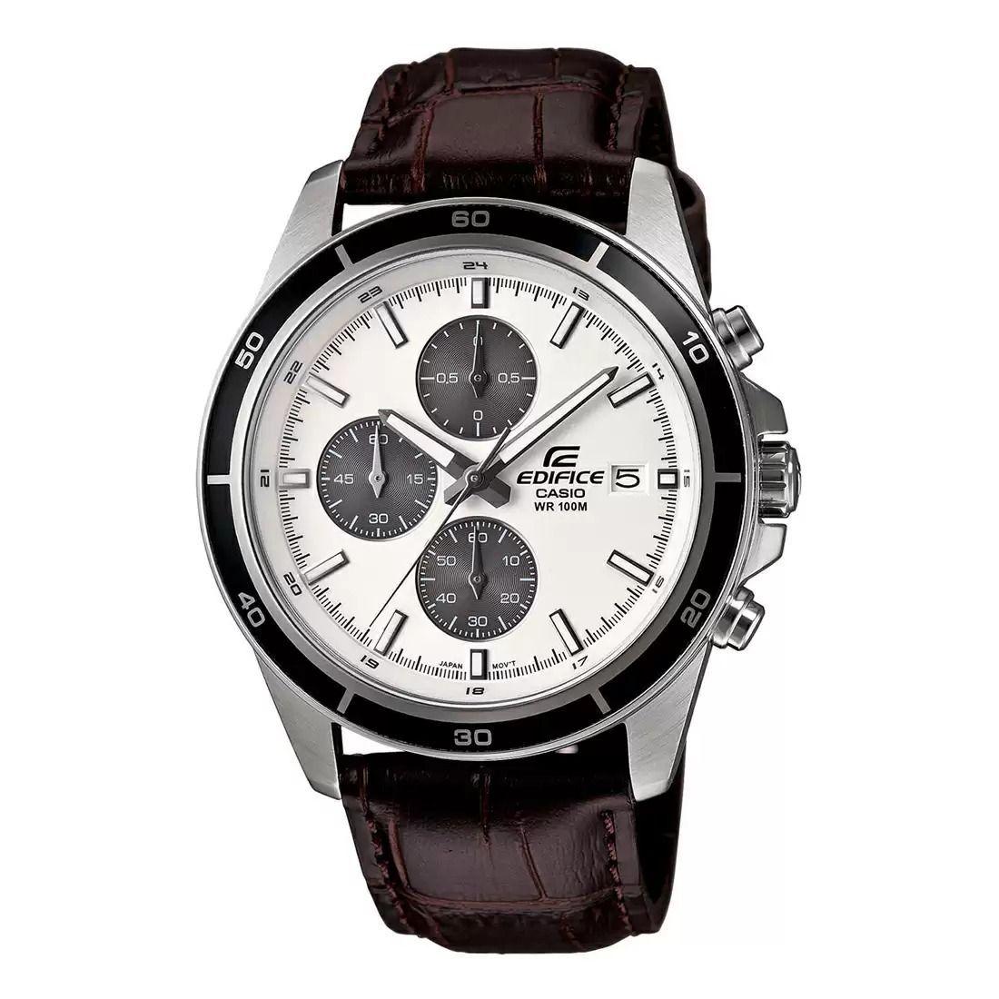 Коричневые мужские часы с хронографом, Brown Chronograph Men s Watch, Casio