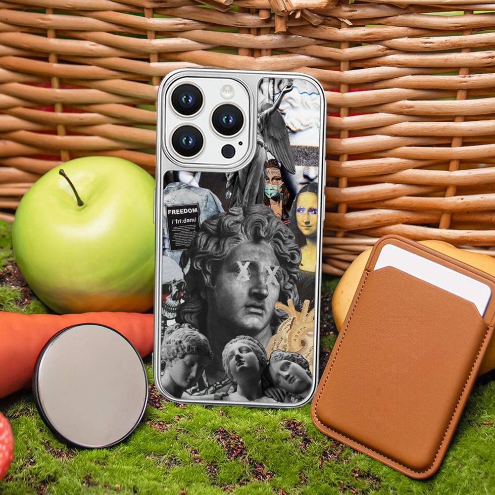 Roman statues cool hip-hop poster design Phone Case for iPhone 16 15 14 13 12 11 Pro Max Sheepskin Silver-edged protective case iPhone 16
Roman statues cool hip-hop poster design Phone Case for iPhone 16 15 14 13 12 11 Pro Max Sheepskin Silver-edged protective case iPhone 16
