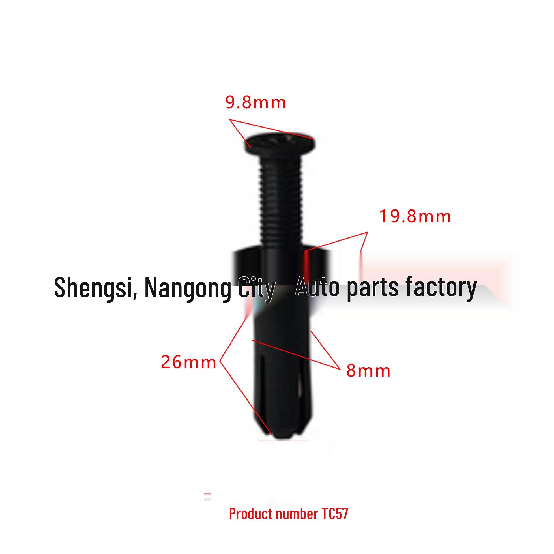 Univ. Nylon Car Trim Panel Clips: Liner, Bumper, Guard Plate Decorations 10000 pcs
Univ. Nylon Car Trim Panel Clips: Liner, Bumper, Guard Plate Decorations 10000 pcs