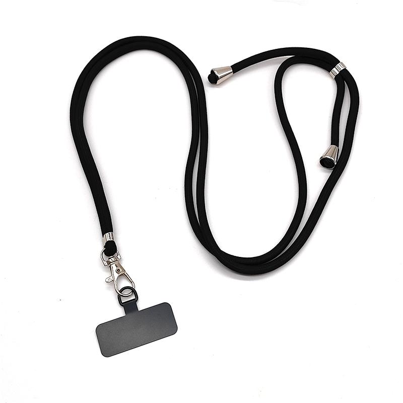 Универсальный регулируемый ремешок для телефона 150 см с металлической прокладкой для карты, подвесная веревка для мобильного телефона, шейные ремни, анти-потерянные ремешки Nylon / Spandex