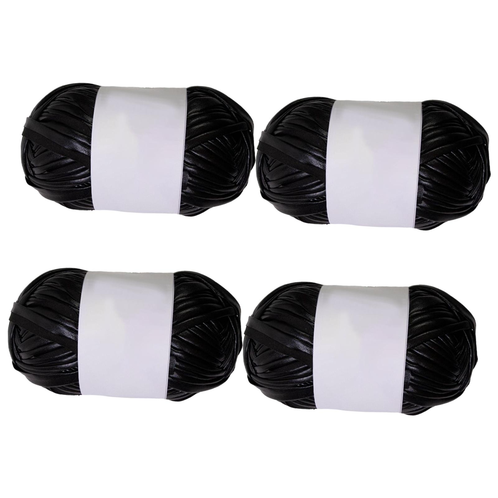 4x Metallic T-shirt Yarn Polyester Yarn Polyester Thread Home Decor Yarn Knitting Yarn Set Crochet Bag Yarn for DIY Bags Rugs чорний
4x Metallic T-shirt Yarn Polyester Yarn Polyester Thread Home Decor Yarn Knitting Yarn Set Crochet Bag Yarn for DIY Bags Rugs чорний