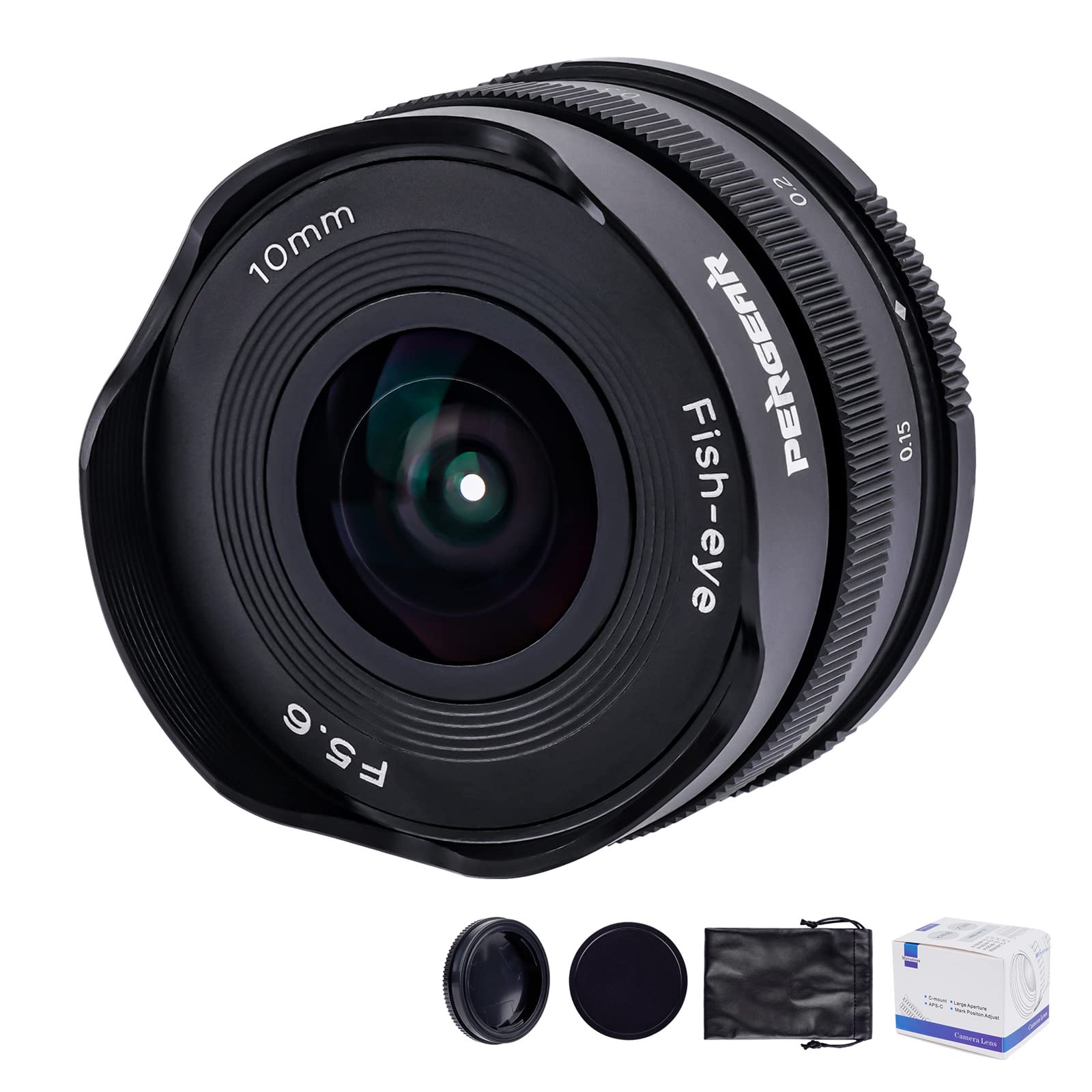 Pergear 10mm Pancake Fisheye Lens Compatible with Fuji Lens Camera F5.6 APS-C X-Mount X-E1X-E2 X-E3 X-T1 X-T2 X-T3 X-T4 XT-10 X-T20 X-T30
Pergear 10mm Pancake Fisheye Lens Compatible with Fuji Lens Camera F5.6 APS-C X-Mount X-E1X-E2 X-E3 X-T1 X-T2 X-T3 X-T4 XT-10 X-T20 X-T30