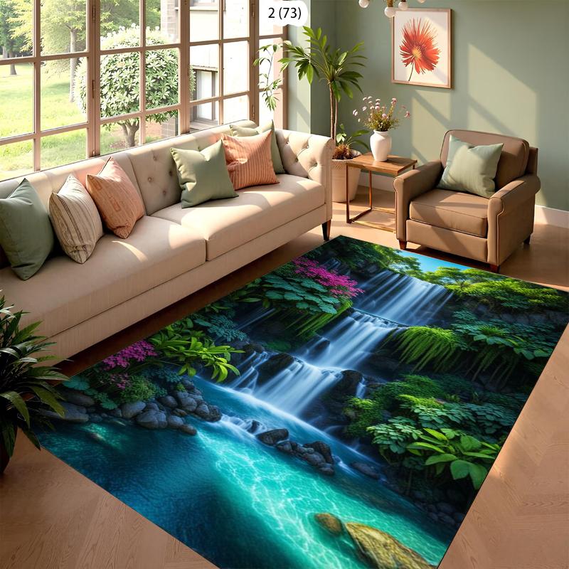 Deep Blue Rock Stream Waterfall Rug Carpet Mat Non-Slip for Living Room Bedroom Cool Home Decor 40x60cm
Deep Blue Rock Stream Waterfall Rug Carpet Mat Non-Slip for Living Room Bedroom Cool Home Decor 40x60cm