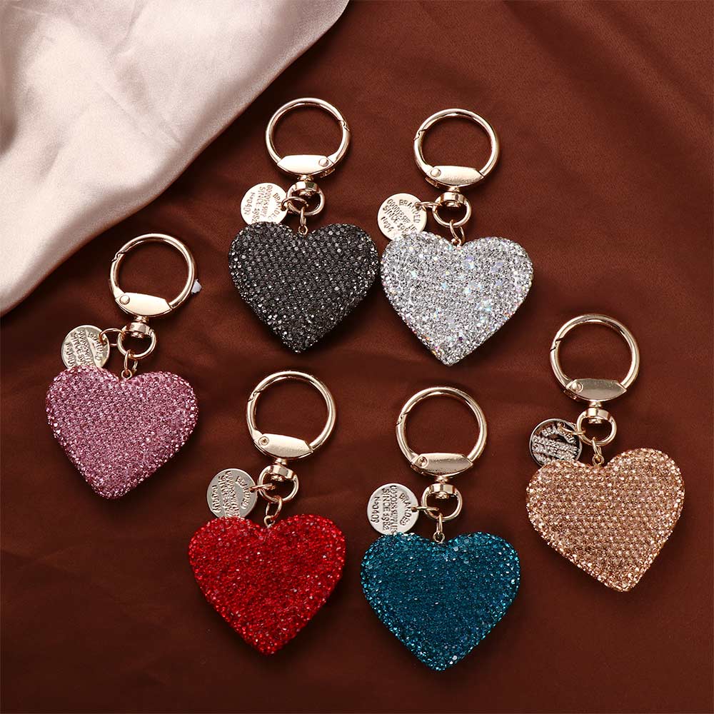 Rhinestone Interior Accessories Metal Keys Holder Key Ring Crystal Keyring Love Heart Keychain
Rhinestone Interior Accessories Metal Keys Holder Key Ring Crystal Keyring Love Heart Keychain