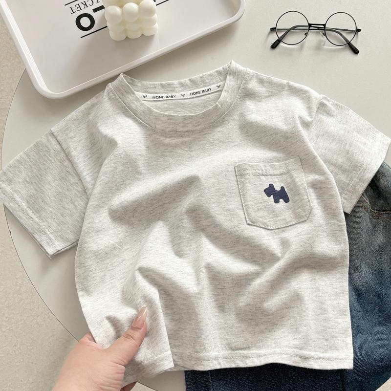 Детская футболка из чистого хлопка, летняя одежда для мальчиков из чистого хлопка, новая детская одежда, свободный повседневный топ с рукавом до локтя для девочек 80 серый
Детская футболка из чистого хлопка, летняя одежда для мальчиков из чистого хлопка, новая детская одежда, свободный повседневный топ с рукавом до локтя для девочек 80 серый