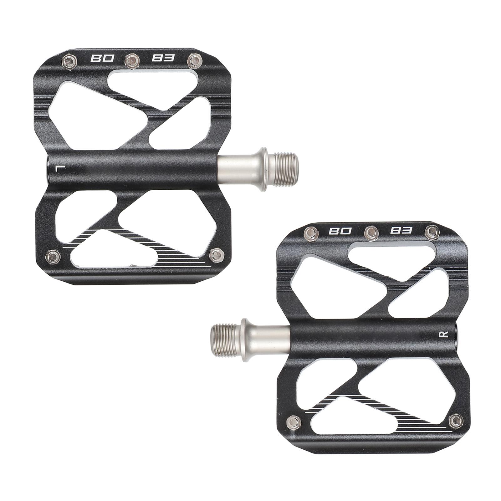 Aluminum Alloy Bicycle Pedals CNC Machined 3 Bearings Flat Bike Pedals with Removable Anti Skid Nails for Mountain Bike Road Bike
Aluminum Alloy Bicycle Pedals CNC Machined 3 Bearings Flat Bike Pedals with Removable Anti Skid Nails for Mountain Bike Road Bike