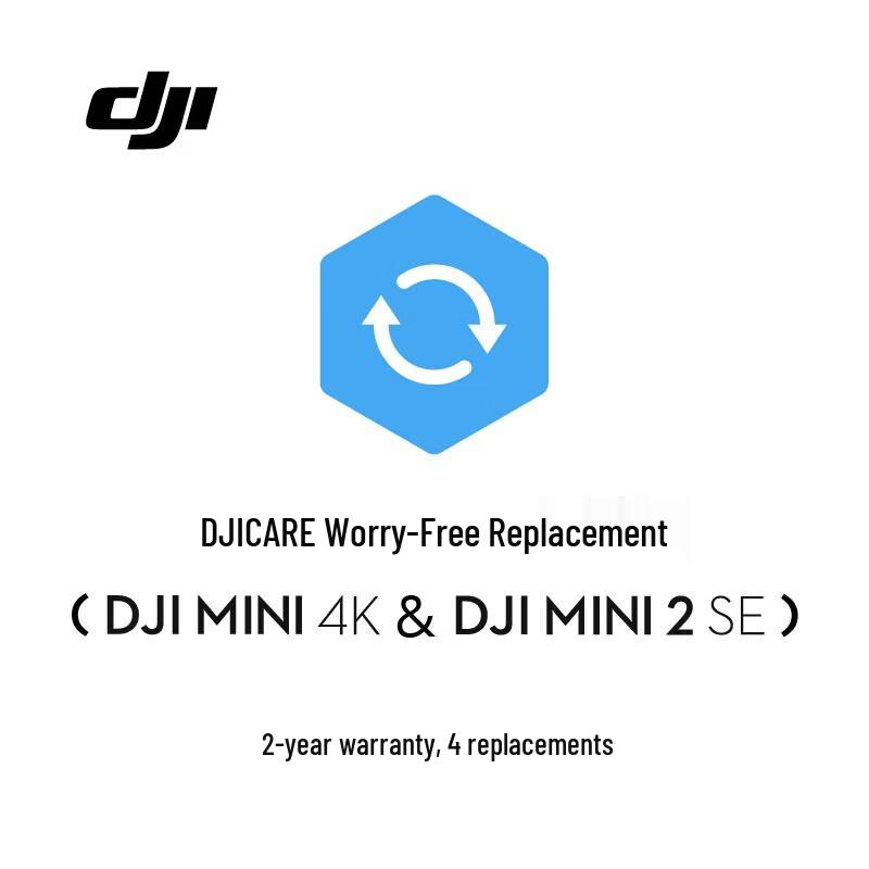 DJI Care Refresh 2-Year Plan for Mini 4K & Mini 2 SE (CN version)
DJI Care Refresh 2-Year Plan for Mini 4K & Mini 2 SE (CN version)