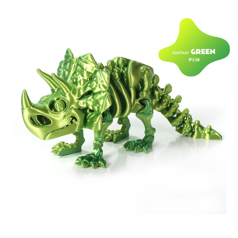 Simulation Jurassic Dinosaur Model New 3D Printing Triceratop Dinosaur Skeleton Model Joints Movable Kids Stress Relief Toy Gift
Simulation Jurassic Dinosaur Model New 3D Printing Triceratop Dinosaur Skeleton Model Joints Movable Kids Stress Relief Toy Gift