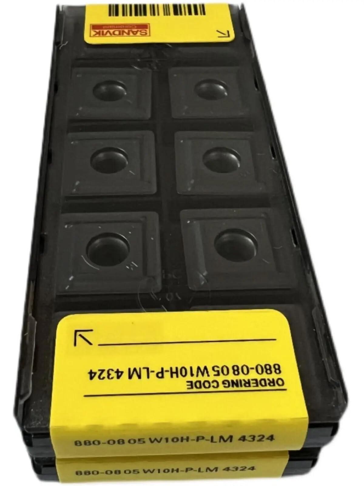 Original Sandvik / 880-0805W10H-P-LM 4324 CNC lathe carbide blade tool 10 Pcs
Original Sandvik / 880-0805W10H-P-LM 4324 CNC lathe carbide blade tool 10 Pcs