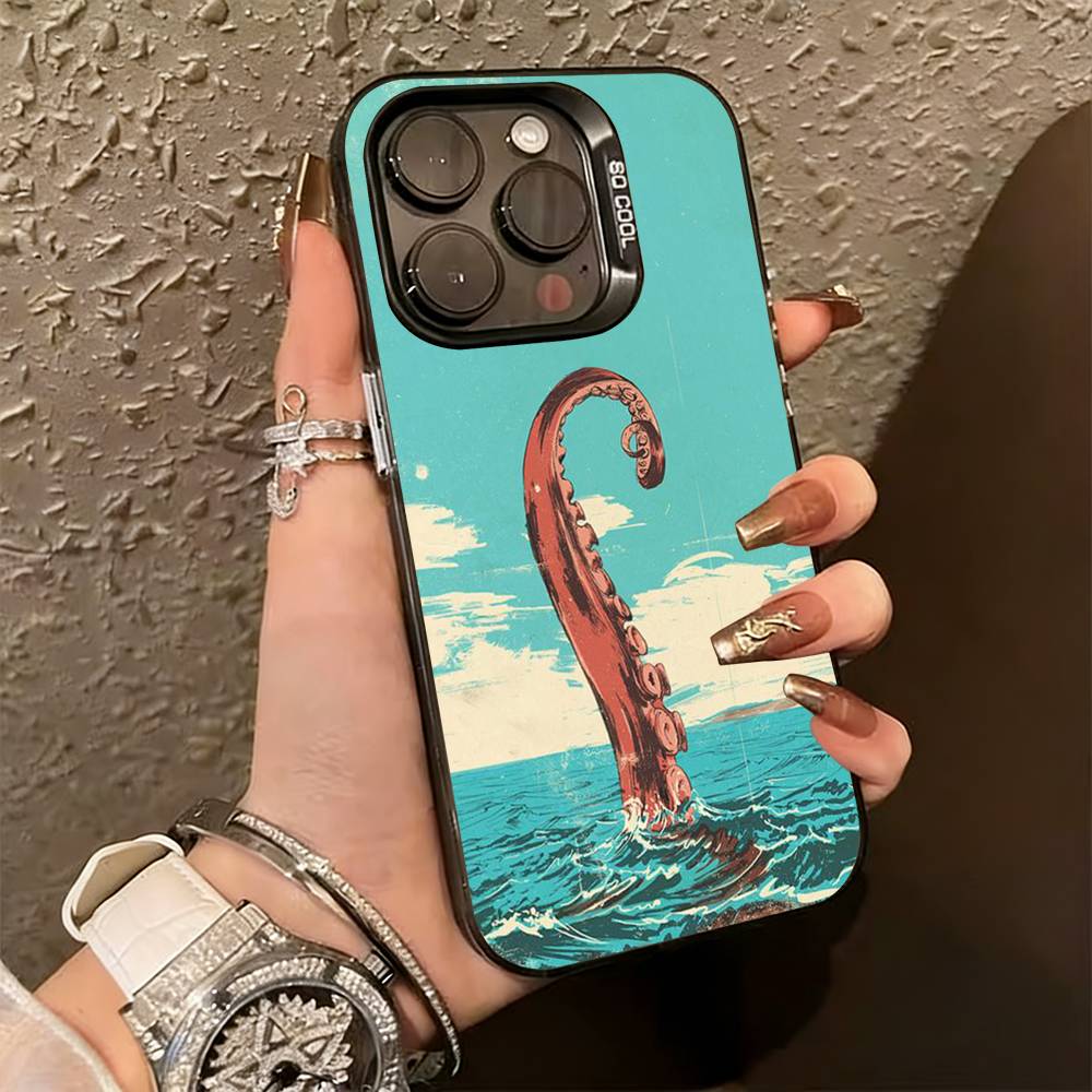 O-Octopus Phone Case For iPhone 17,16,15,14,13,12,11 Plus,Pro Max,XS,Colorful Silver Phone case Funda Cover iPhone14Pro
O-Octopus Phone Case For iPhone 17,16,15,14,13,12,11 Plus,Pro Max,XS,Colorful Silver Phone case Funda Cover iPhone14Pro