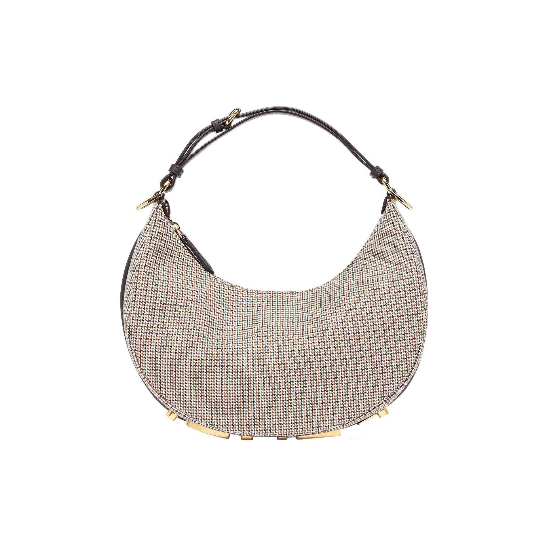 Fendi graphy Vintage Gold Metal Logo Houndstooth Wool Crescent Bag Women handbags Brown 8BR798-ALA2-F1J55 Basic Set (Bag+Dust Bag)
Fendi graphy Vintage Gold Metal Logo Houndstooth Wool Crescent Bag Women handbags Brown 8BR798-ALA2-F1J55 Basic Set (Bag+Dust Bag)