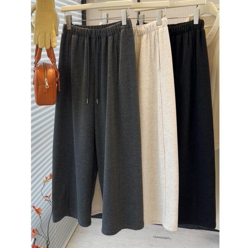 Korean Style Grey Wool Pants for Women - Winter 2025 High Waist Slim Loose Fit with Velvet 2XL recommended for 135-150 jin
Korean Style Grey Wool Pants for Women - Winter 2025 High Waist Slim Loose Fit with Velvet 2XL recommended for 135-150 jin