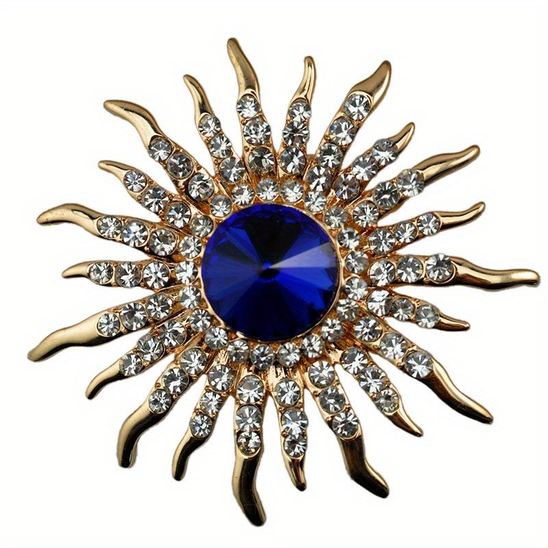 Exquisite Luxury Crystal Sun Brooch Pin For Women Men Classic Shining Boutique Decoration Party Banquet Badges синий
Exquisite Luxury Crystal Sun Brooch Pin For Women Men Classic Shining Boutique Decoration Party Banquet Badges синий