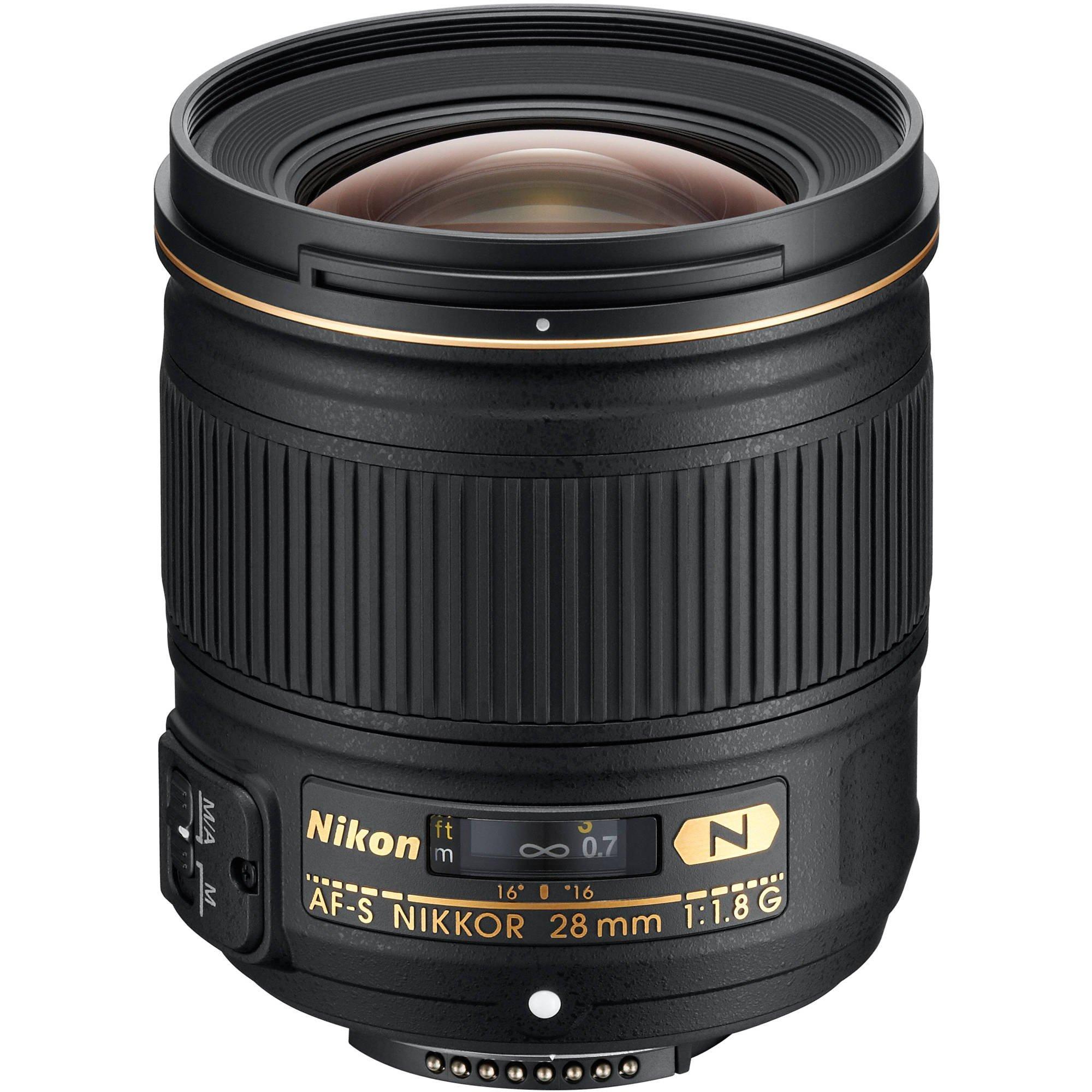 Однофокусний об’єктив Nikon NIKKOR 28 мм повнорозмірний, сумісний з AF-S f/1,8G чорний
Однофокусний об’єктив Nikon NIKKOR 28 мм повнорозмірний, сумісний з AF-S f/1,8G чорний